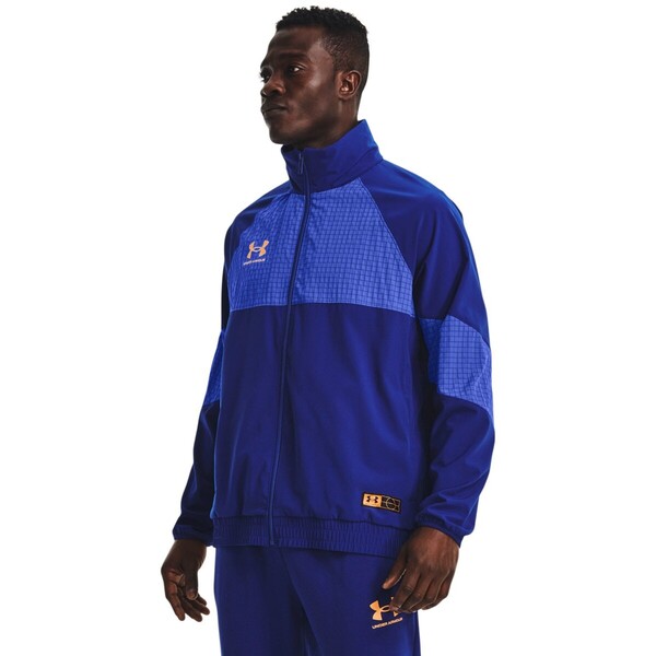 Męska kurtka treningowa UNDER ARMOUR UA Accelerate Track Jacket - granatowa