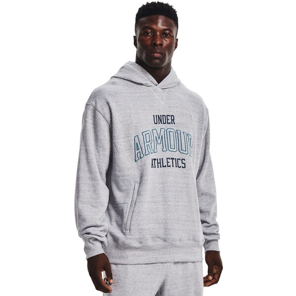 Męska bluza treningowa UNDER ARMOUR UA ORIGINATORS HOODIE - szara