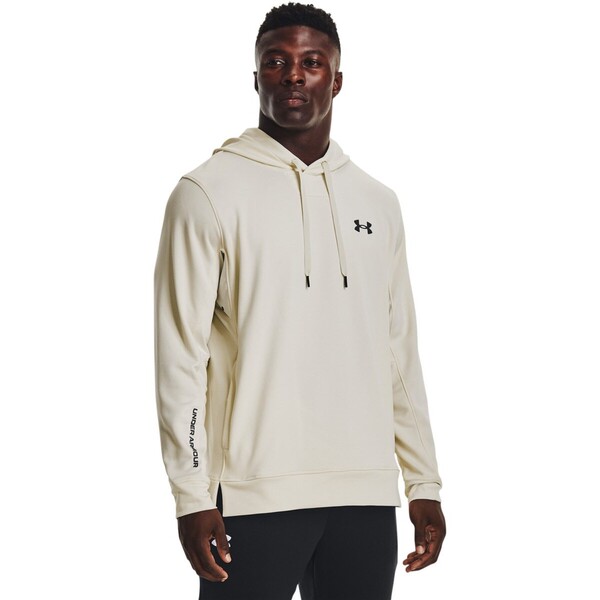 Męska bluza treningowa UNDER ARMOUR UA ARMOUR TERRY CREW - beżowa