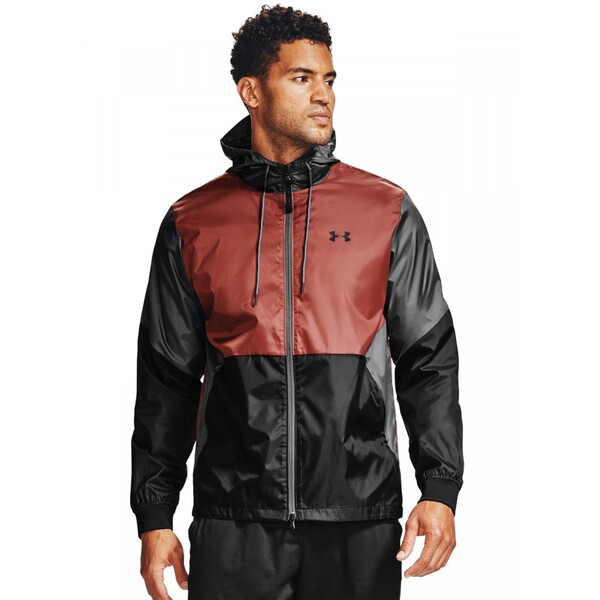 Męska kurtka treningowa UNDER ARMOUR LEGACY WINDBREAKER - czarna