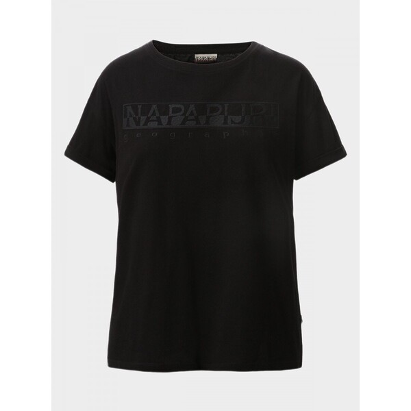 Damski t-shirt NAPAPIJRI SERBER WOM BLACK 041