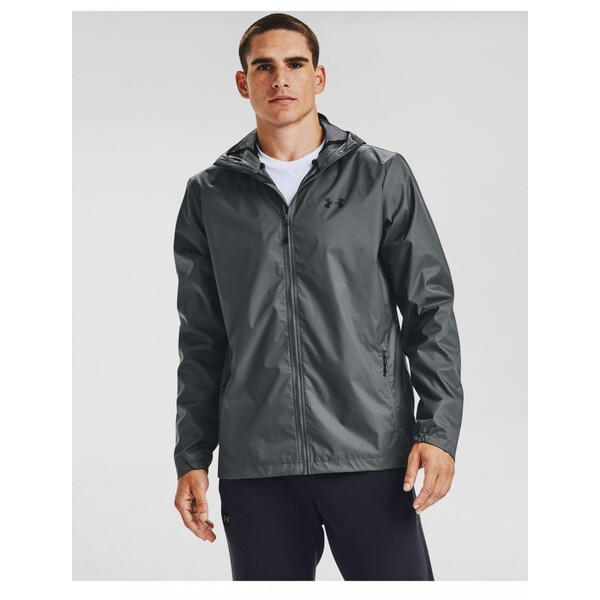 Męska kurtka UNDER ARMOUR Forefront Rain Jacket - szara