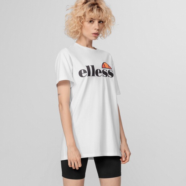 Damski t-shirt z logo ELLESSE ALBANY - biały