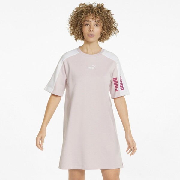 Damska sukienka shirtowa PUMA Power Colorblock Tee Dress TR