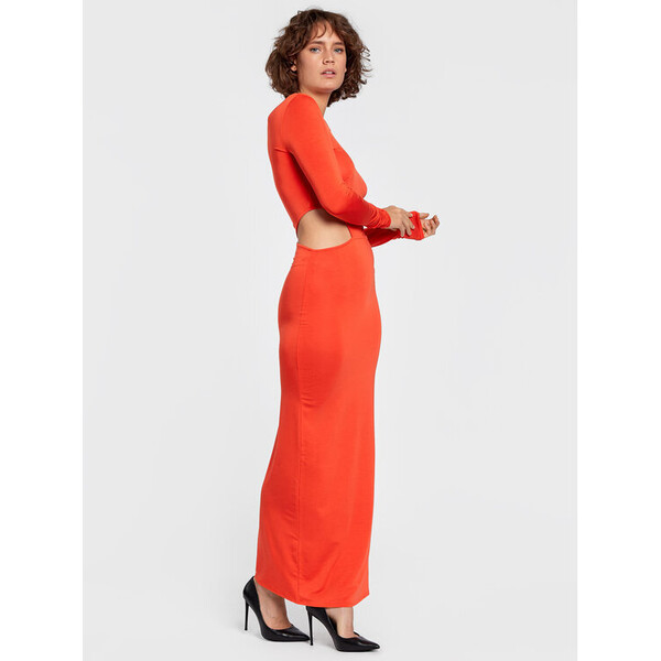 Calvin Klein Sukienka codzienna K20K204545 Pomarańczowy Slim Fit