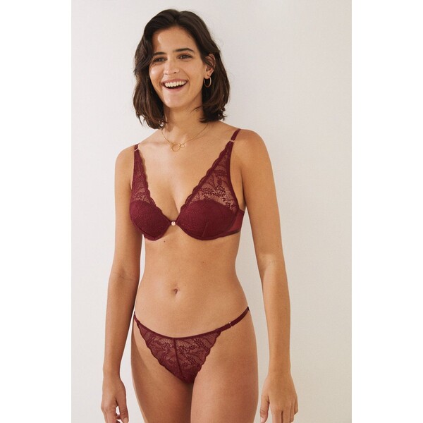 women'secret figi Leaf Lace Garnet 4214173