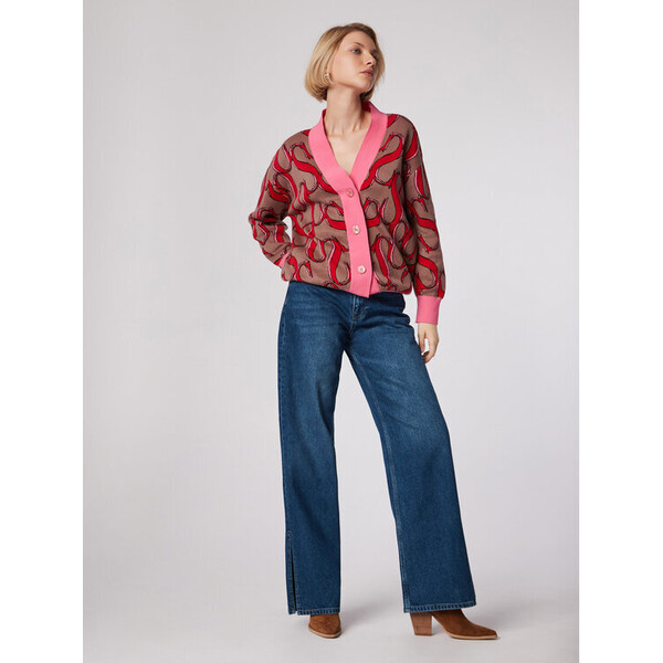 Simple Jeansy SPDJ504-01 Granatowy Relaxed Fit