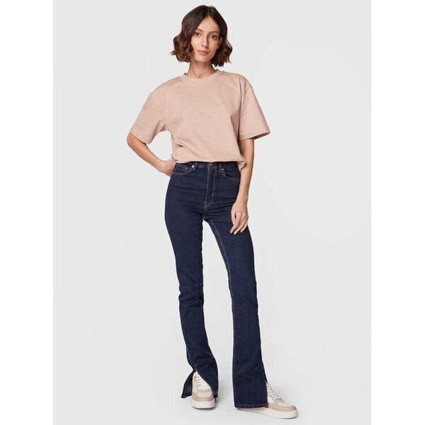 Gina Tricot Jeansy Molly 17849 Granatowy Skinny Fit