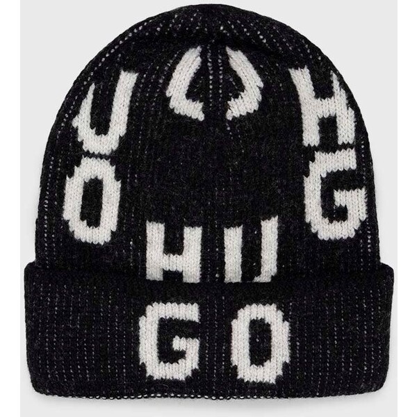 Hugo HUGO czapka z domieszką wełny 50477680