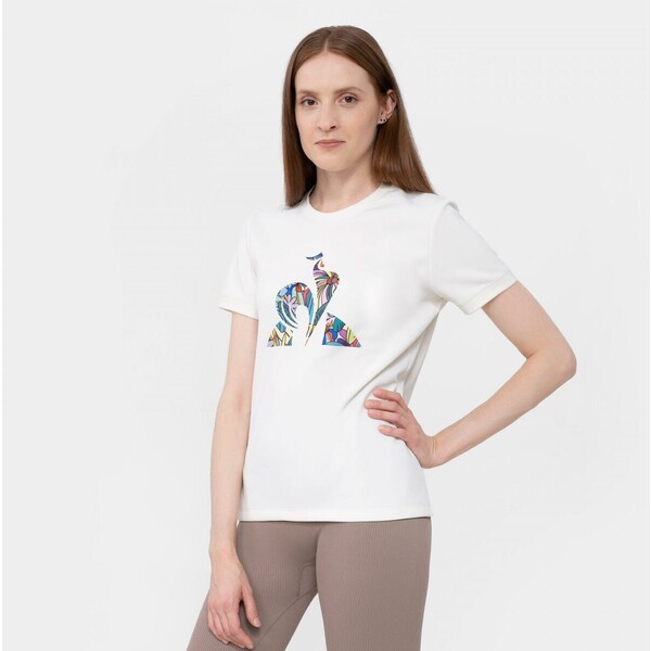 Damski t-shirt z nadrukiem LE COQ SPORTIF Le Coq Sportif x Leona Rose N°2