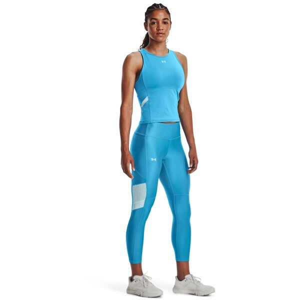 Damskie legginsy treningowe UNDER ARMOUR HeatGear® Ankle Leggings - niebieski