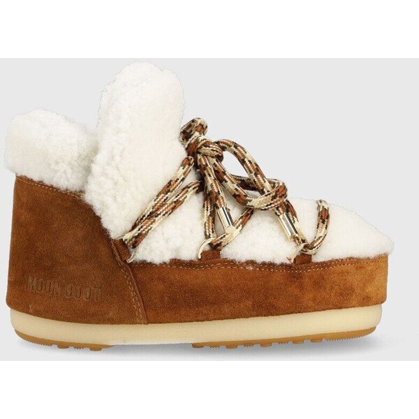 Moon Boot śniegowce Pumps Shearling 14600900.WHISKY