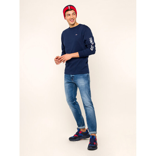 Tommy Jeans Jeansy Scanton Heritage DM0DM06979 Granatowy Slim Fit