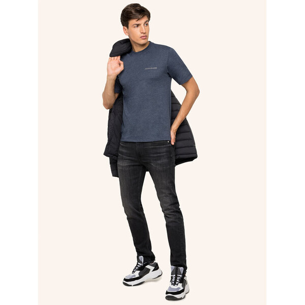 Calvin Klein Jeans T-Shirt Core J30J313280 Granatowy Regular Fit