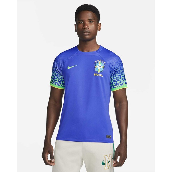 Męska koszulka piłkarska Nike Dri-FIT Brazylia Stadium 2022/23 (wersja wyjazdowa)