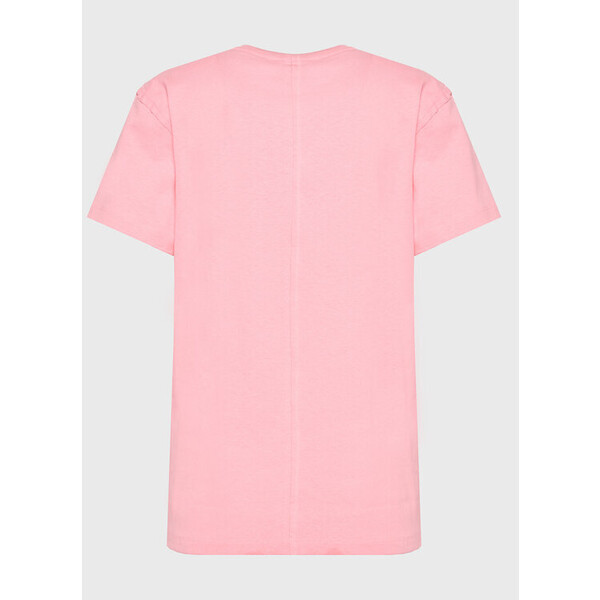 adidas T-Shirt Loungewear HL9134 Różowy Loose Fit