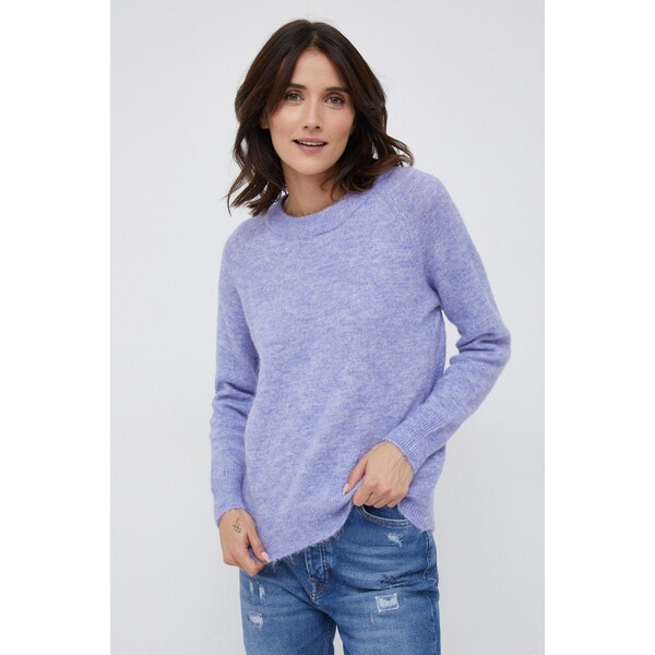 Selected Femme sweter z wełną 16074482.Jacaranda
