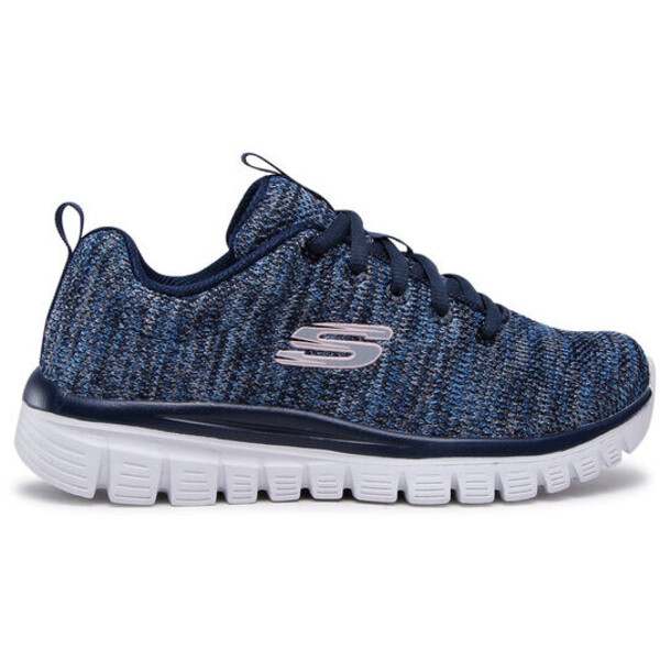 Skechers Buty Twisted Fortune 12614/NVBL Granatowy
