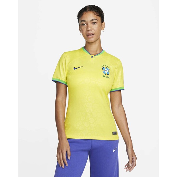 Damska koszulka piłkarska Nike Dri-FIT Brazylia Stadium 2022/23 (wersja domowa)