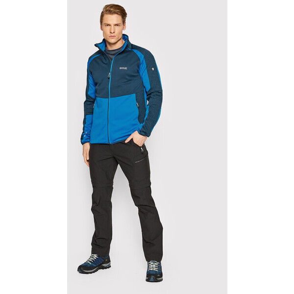 Regatta Kurtka softshell Yare V RML222 Granatowy Regular Fit