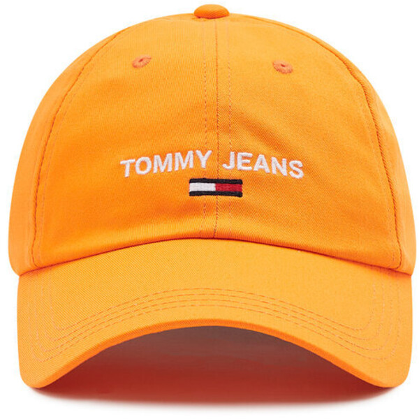 Tommy Jeans Czapka z daszkiem Sport AW0AW11660 Pomarańczowy