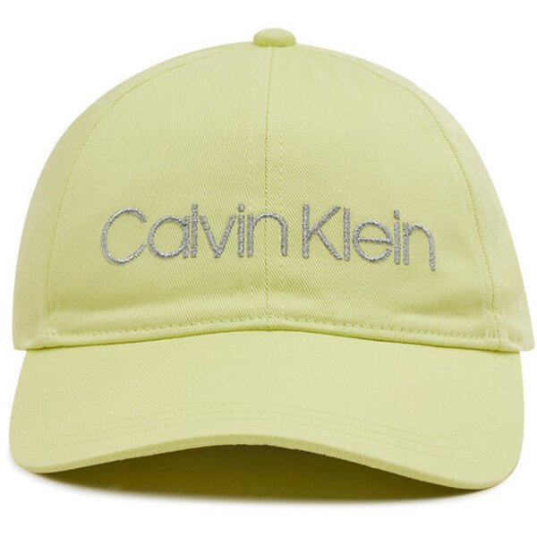 Calvin Klein Czapka z daszkiem Bb Cap K60K608210 Żółty