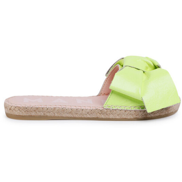 Manebi Espadryle Sandals With Bow F 9.0 J0 Zielony