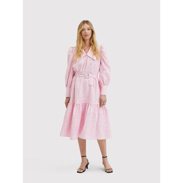 Selected Femme Sukienka codzienna Barbara 16083762 Różowy Regular Fit