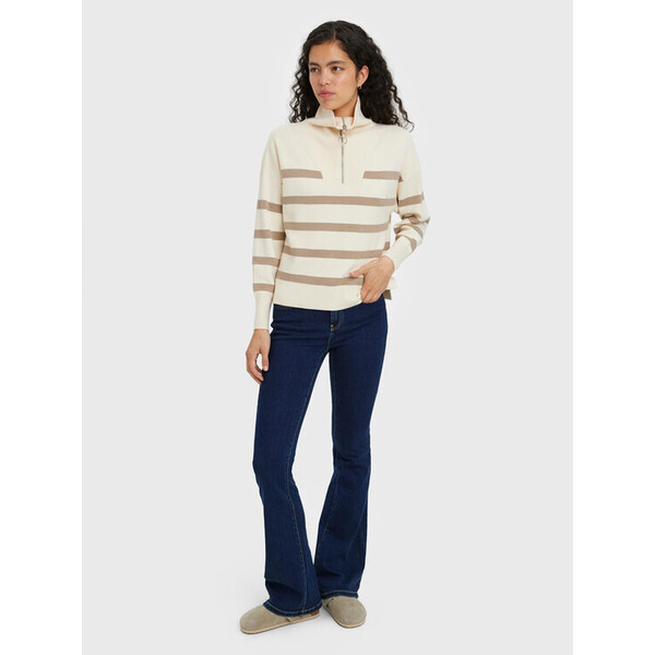 Vero Moda Sweter Saba 10269246 Beżowy Relaxed Fit