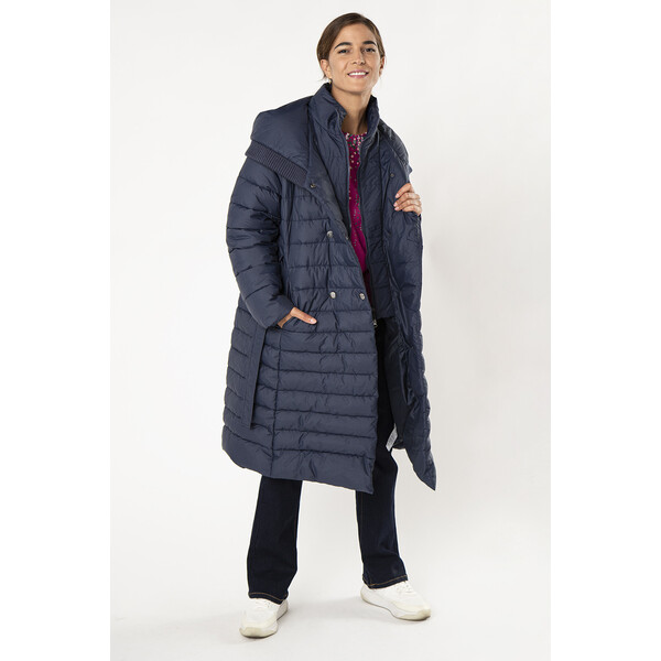 Quiosque Pikowany płaszcz z kapturem 9RS012802