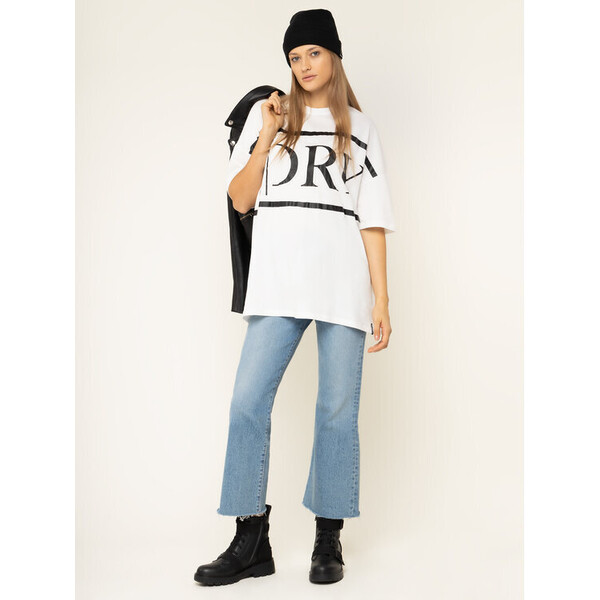 Superdry T-Shirt Edit Tee W6000057A Beżowy Oversize