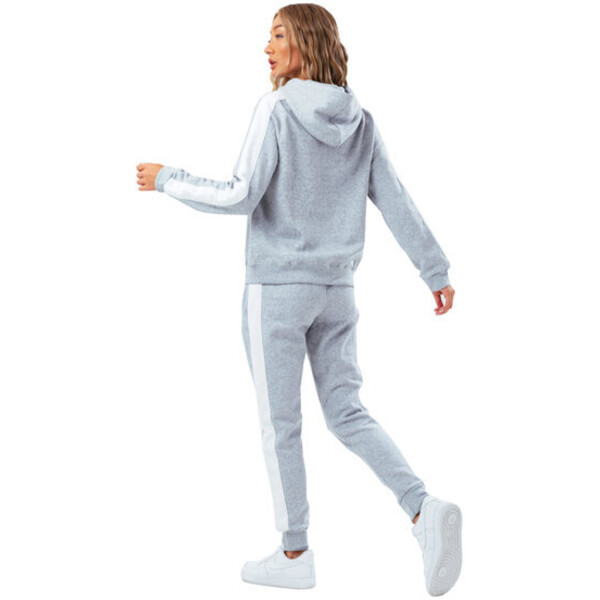 HYPE Dres Justhype Scribble Tracksuit Szary Regular Fit