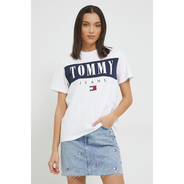 Tommy Jeans t-shirt bawełniany DW0DW14380.9BYY