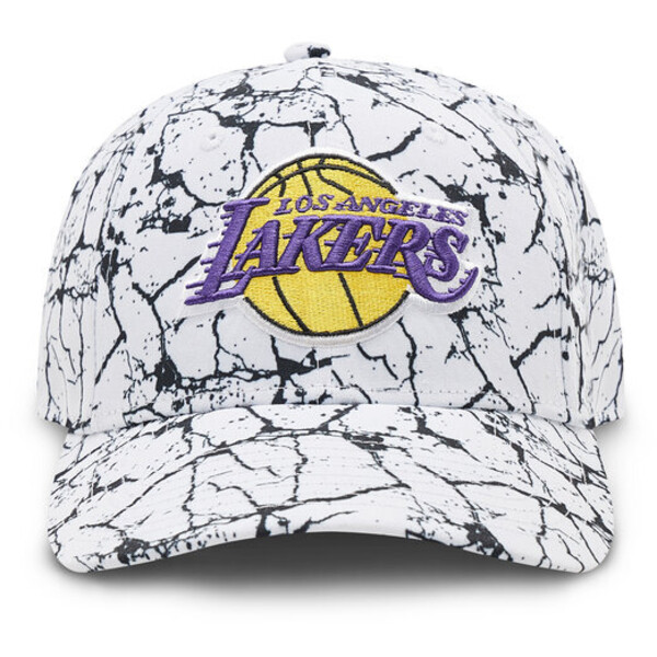 New Era Czapka z daszkiem La Lakers Marble 9Forty 60284845 Biały