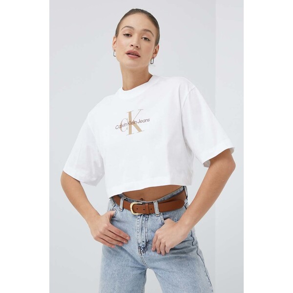 Calvin Klein Jeans t-shirt bawełniany J20J220280.PPYX