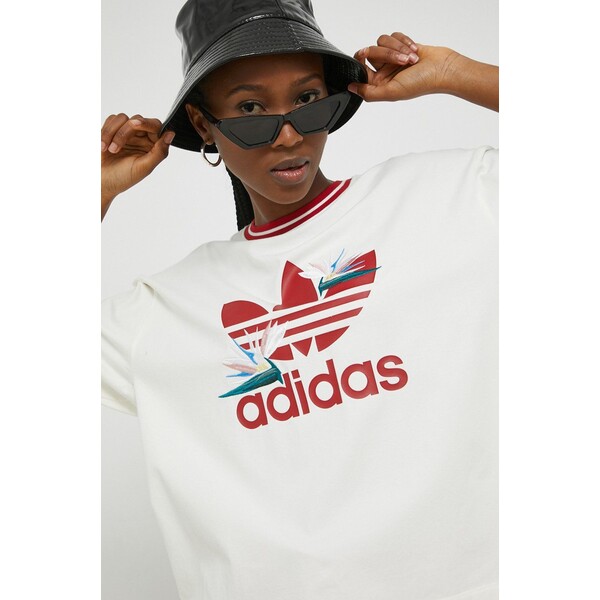 adidas Originals t-shirt bawełniany x Thebe Magugu HM2618