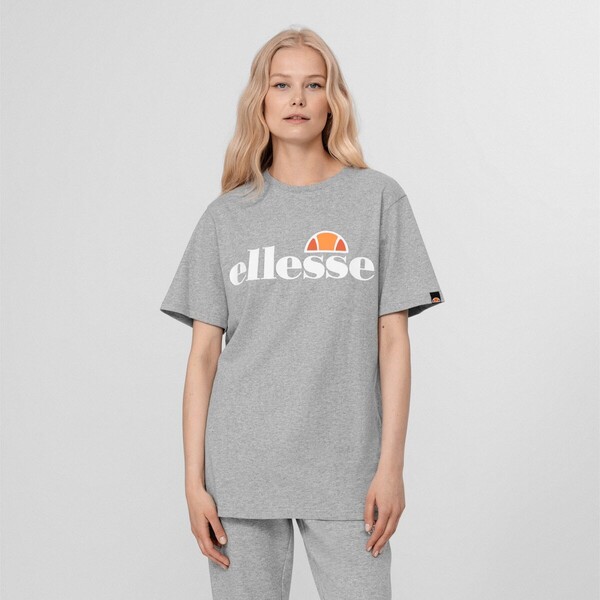 Damski t-shirt z logo ELLESSE ALBANY - szary