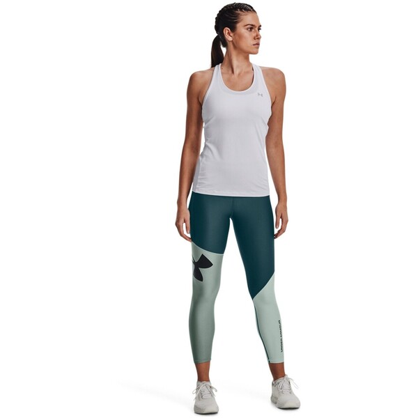 Damskie legginsy treningowe UNDER ARMOUR HeatGear® Ankle Leggings - zielone