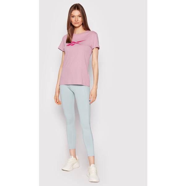 Reebok T-Shirt Essentials Vector Graphic HK6982 Różowy Regular Fit