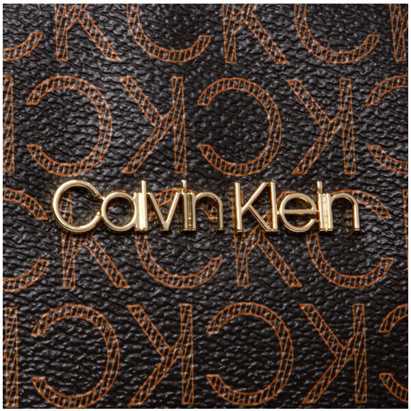 Calvin Klein Torebka Ck Must Shopper Md Mono K60K609355 Brązowy