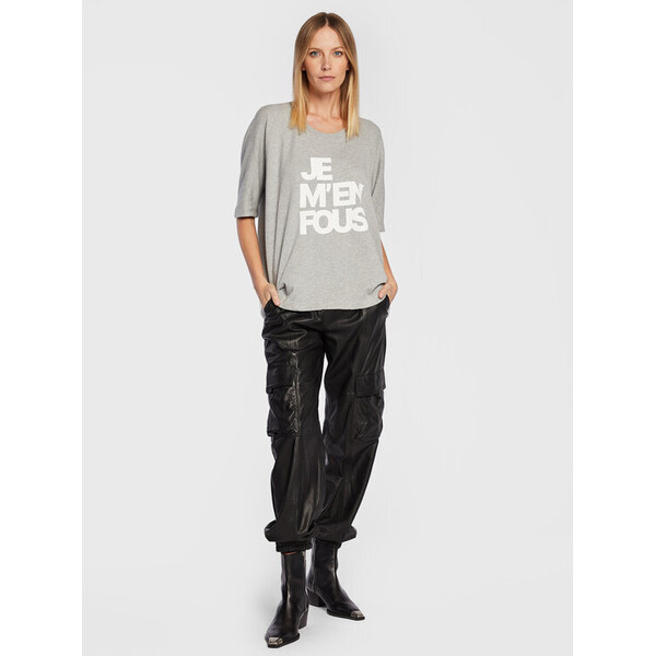 Zadig&Voltaire Bluza Portland JWSS00479 Szary Relaxed Fit