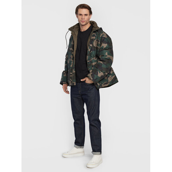 Zadig&Voltaire Kurtka puchowa Bristol Technical Poly WMOW00331 Zielony Relaxed Fit