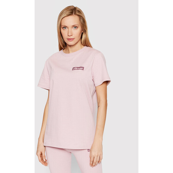 Ellesse Komplet t-shirt i szorty sportowe Granito SGM14377 Różowy Loose Fit