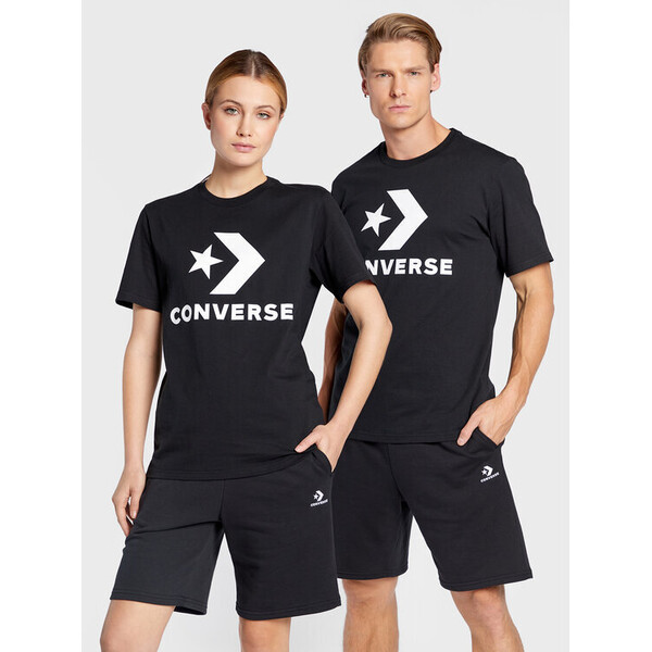 Converse T-Shirt Unisex Star Chevron 10024067-A01 Czarny Regular Fit
