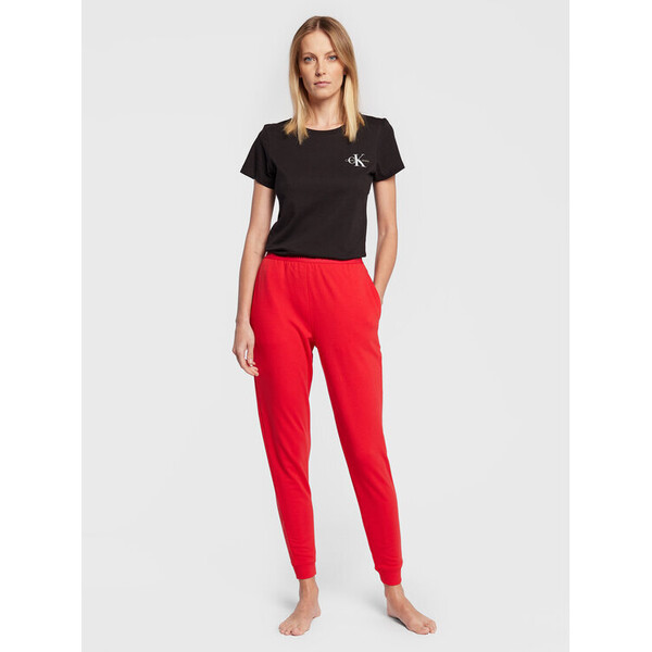 Calvin Klein Underwear Spodnie piżamowe 000QS6429E Czerwony Regular Fit