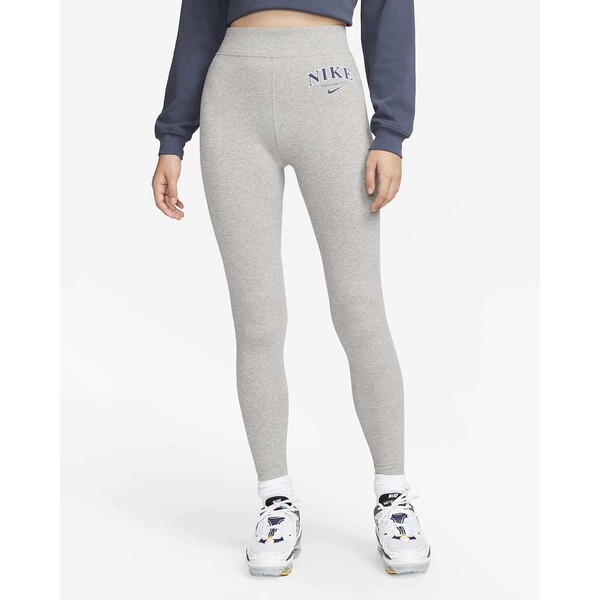 Damskie legginsy z wysokim stanem i logo Nike Sportswear