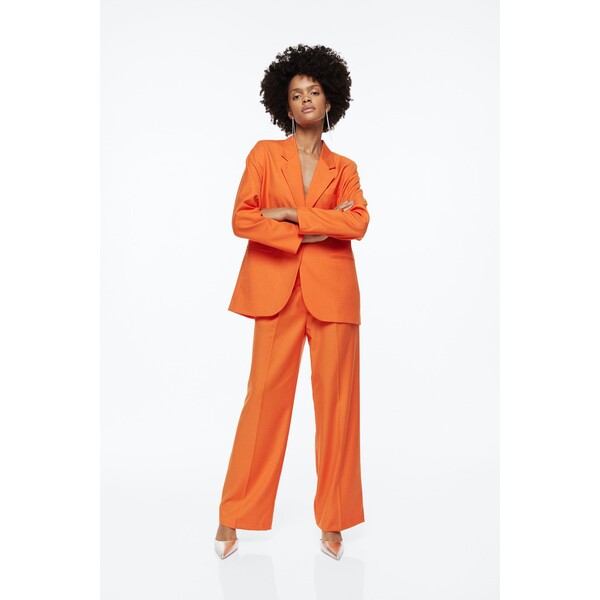 H&M Eleganckie spodnie - 1124621002 Pomarańczowy