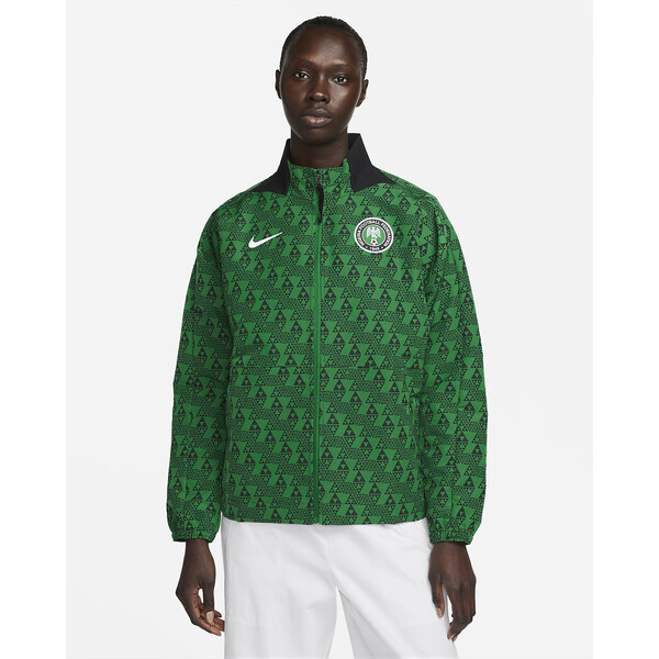 Damska kurtka piłkarska z tkaniny Nike Dri-FIT Nigeria