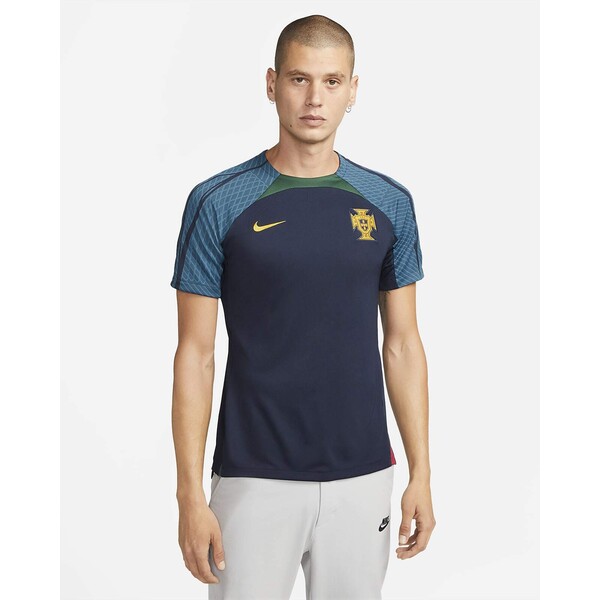 Męska koszulka piłkarska z krótkim rękawem Nike Dri-FIT Portugalia Strike