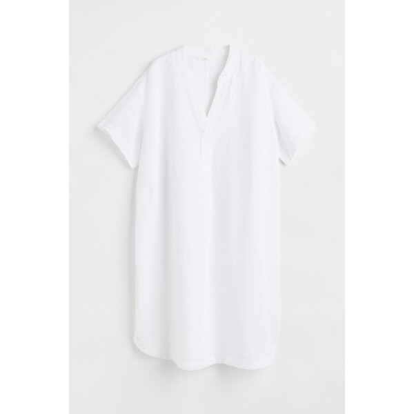 H&M Tunika z dekoltem w serek - 1058018018 White